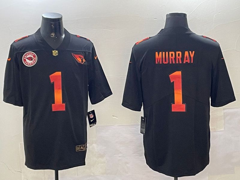 Men Arizona Cardinals #1 Murray Black 2024 Nike Limited NFL Jersey style 01081->pittsburgh steelers->NFL Jersey